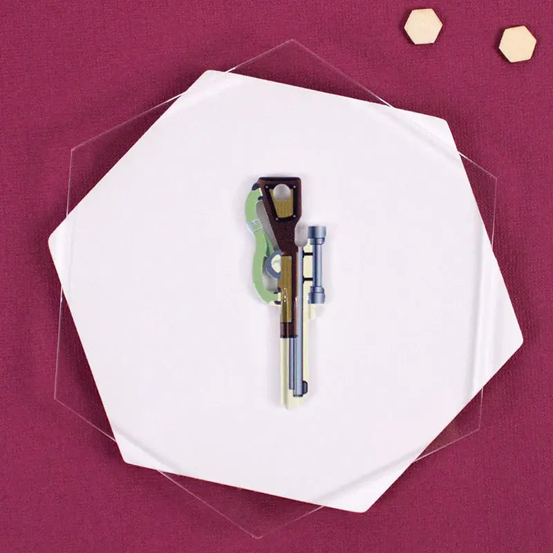 Lucky Line B118K Rifle KeyShapes Blank, Kwikset  KW1/KW10