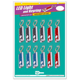 Lucky Line 63712 Flat LED Light Asst 12 Per Card