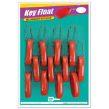 Lucky Line 92412 Soft Orange Key Float With Ball Chain 12 Per Card