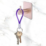 Lucky Line 40912 Key Loop Keychains Assorted Colors, 12 Per Pack