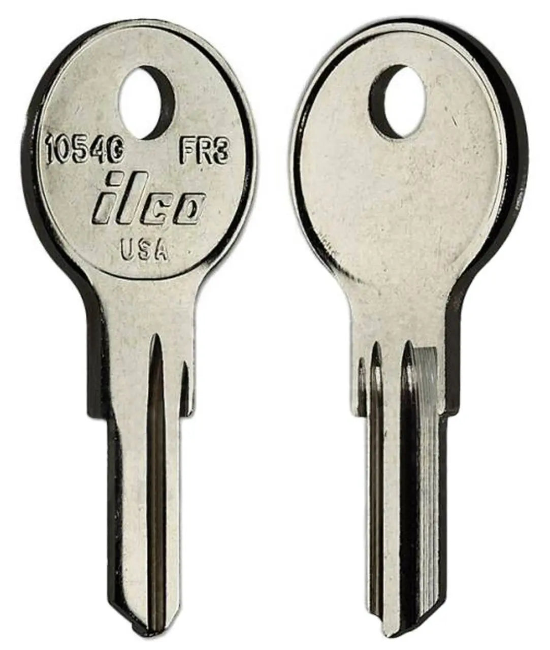 Kaba Ilco 1054G Key Blank – Fort Lock K54G, 5-Pin, Nickel-Plated Brass