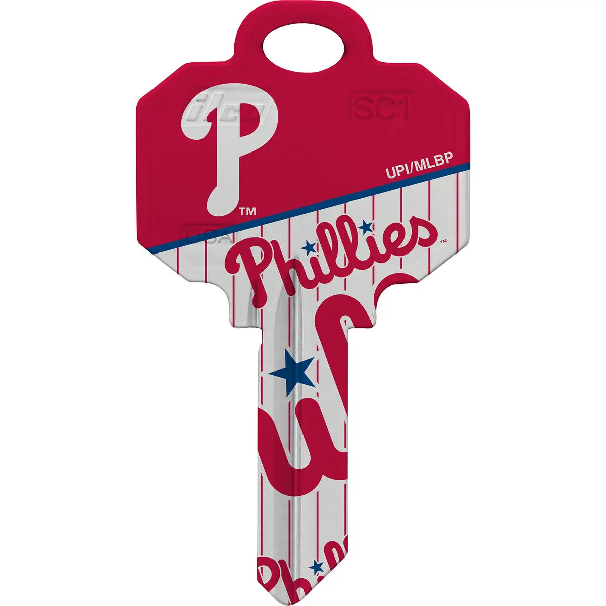 Kaba Ilco SC1-MLB-Philadelphia PHILLIES Baseball House Key Blank SC1 Keyway