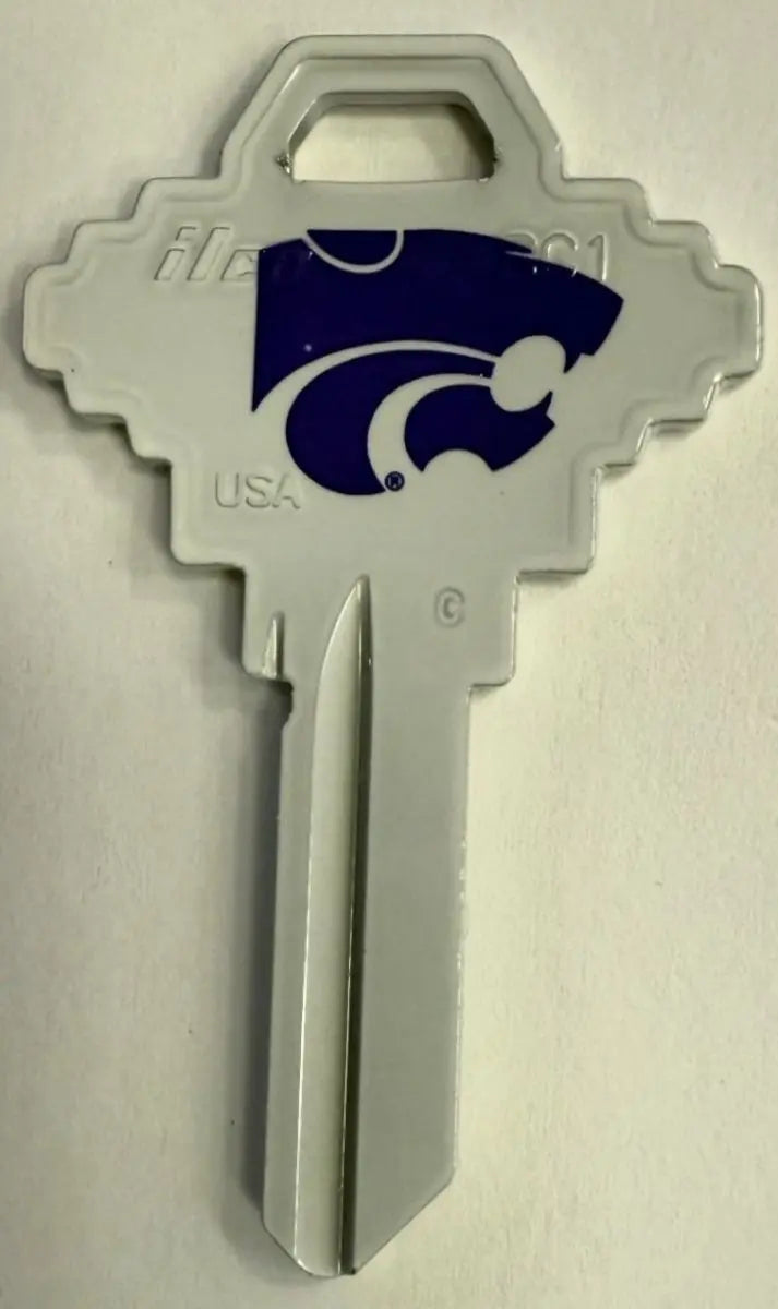 Kaba Ilco CK-SC1-KANSAS STATE Mascot House Key Blank SC1 Keyway