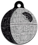 STAR WARS PET ID TAG SWID1-MD 1-1/4" MED DEATH STAR