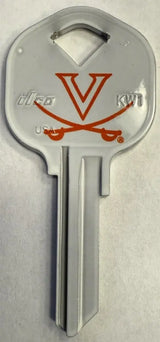 Kaba Ilco CK-KW1-VIRGINIA College Mascot House Key Blank KW1 Keyway