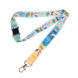 Lucky Line C201 Designer Lanyard Beach with UPC