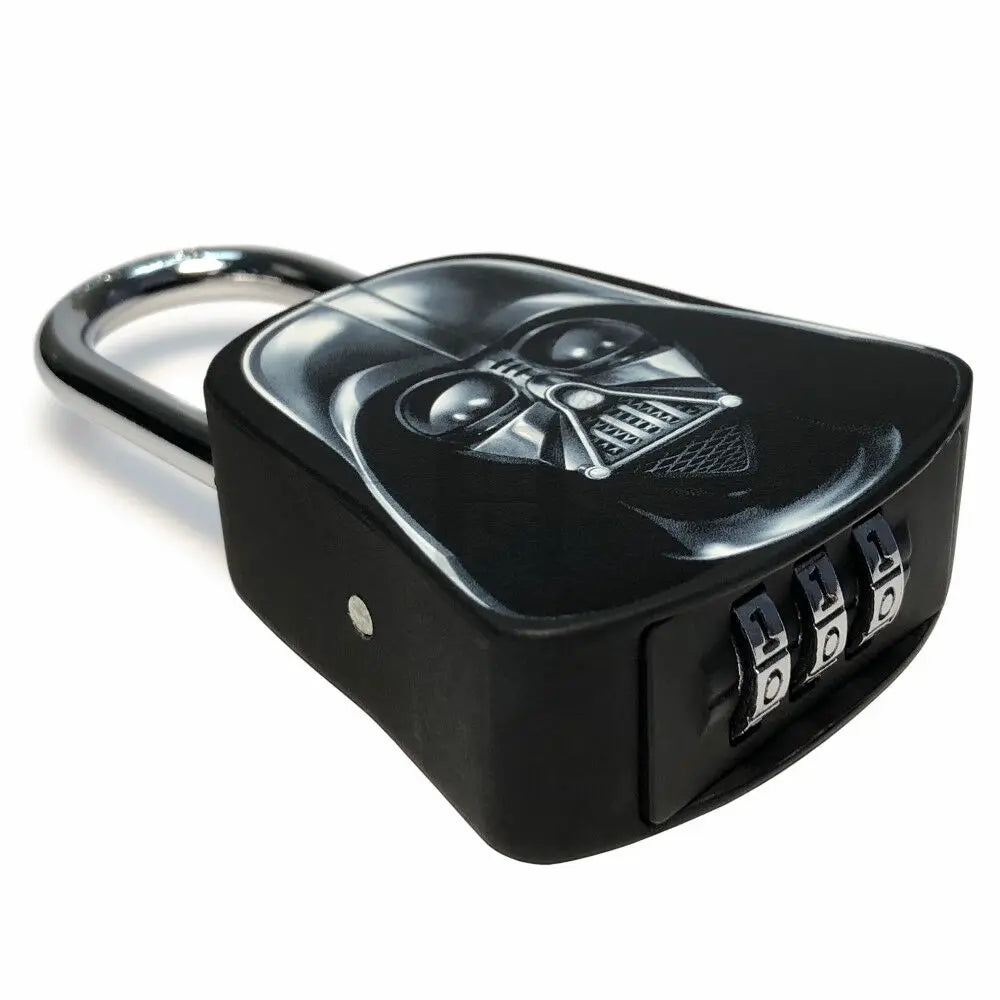 SWP1  DARTH VADER SHAPED COMBINATION PADLOCK - RESETTABLE
