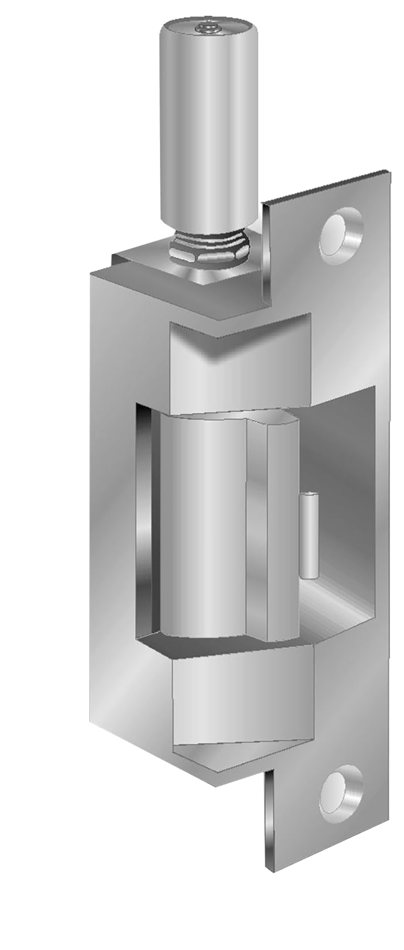 HES 712-75 12D 606 Fail Secure, Complete 12VDC Electric Strike, 3/4" Keeper, Metal Frame, Satin Brass