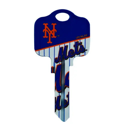 Kaba Ilco KW1-MLB-New York METS Baseball House Key Blank KW Keyway