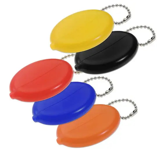 Lucky Line 94127 Squeeze Coin Purse With Ball Chain Asst 30 Per Jar