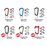Lucky Line 46200 Carabiner Keychain Display Assorted 126 Per Box