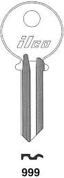 Kaba Ilco 999 Key Blank – Yale Y1 Keyway, Nickel-Plated Brass, 5-Pin
