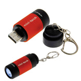 Lucky Line U11270 USB Torch Light Red 1 Per Pack