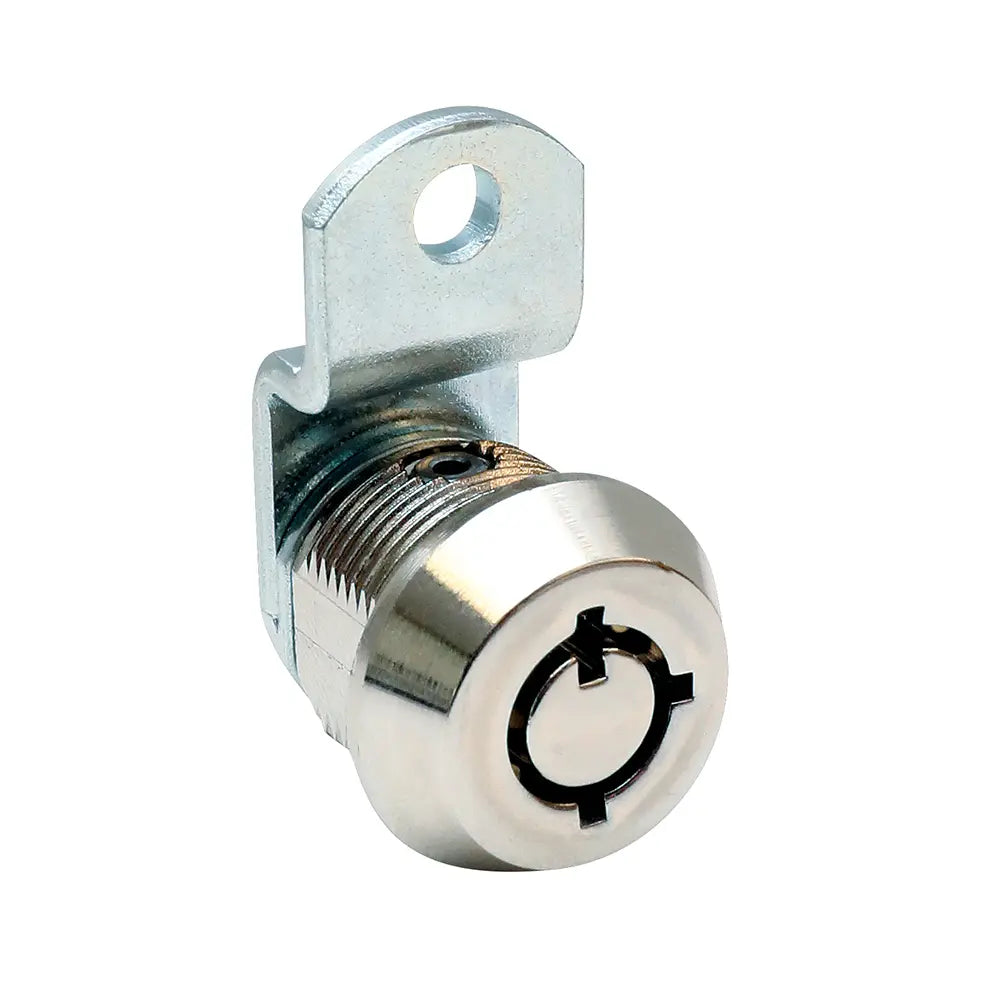 Compx Fort  MFW1078 KD 15/16" Nickel Plated Tubular Cam Lock, Keyed Different
