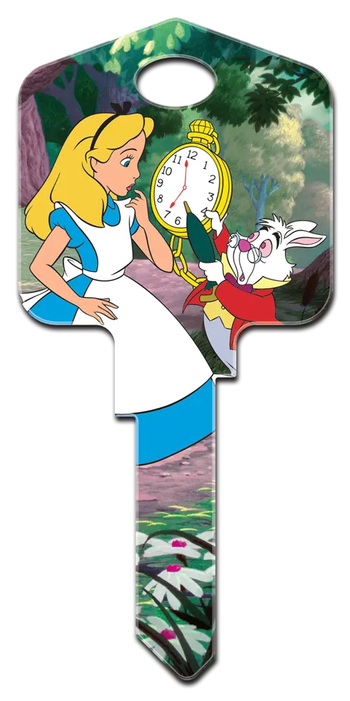SC1-D122 Disney Keys Schlage Alice in Wonderland
