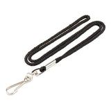 Lucky Line 41420 Neck Lanyard Black 10 Per Pack