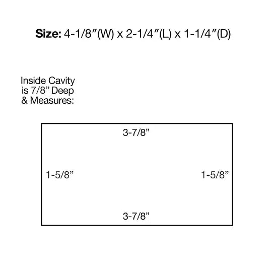 Lucky Line 91101 Jumbo PLUS Magnetic Key Hider 1 Per Card