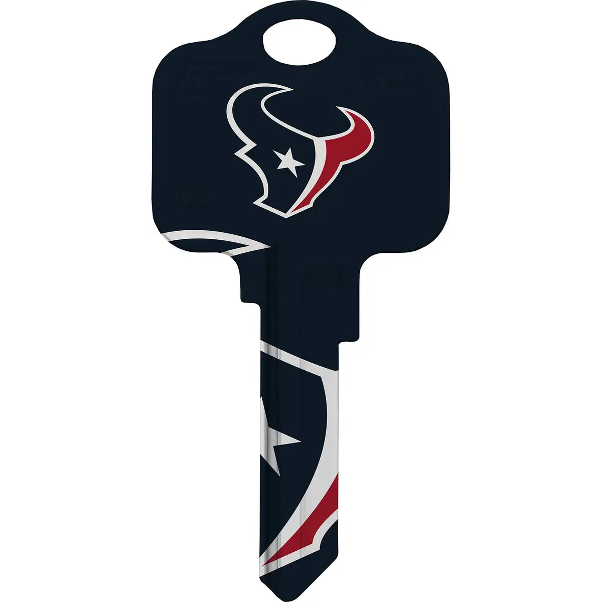 Kaba Ilco KW1-NFL-TEXANS Houston Texans Football House Key Blank KW Keyway