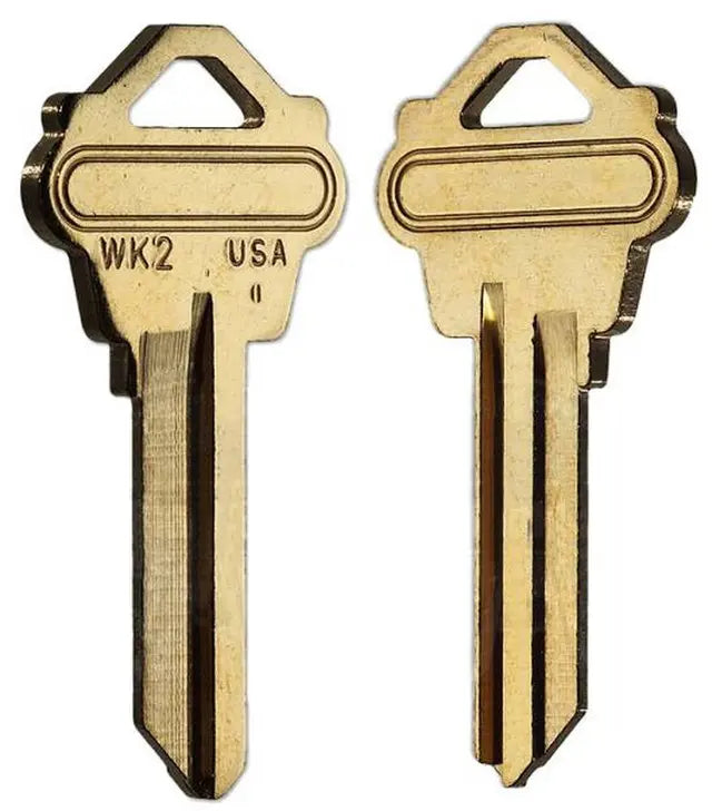 Taylor WK2-BR-250PK Weslock Key Blank, Brass - Bulk Pack 250 pcs