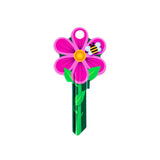 Lucky Line B106K  Flowerbee KeyShapes Blank,  Kwikset  KW1/KW10