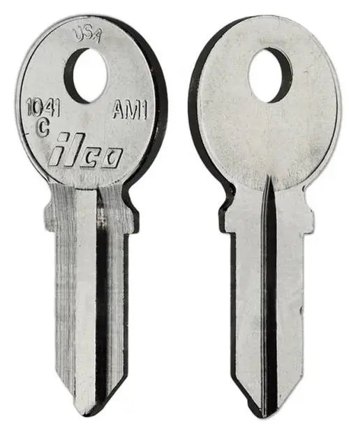 Kaba Ilco 1041C Key Blank – American Padlock Keyway, 5-Pin, AM1
