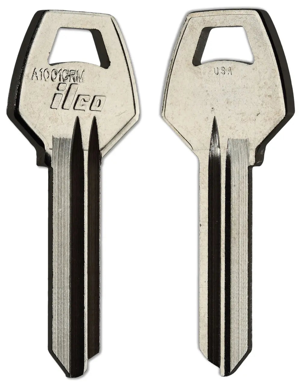 Kaba Ilco A1001GRM Key Blank – Corbin 59AD Keyway, 6-Pin, Nickel-Plated Brass