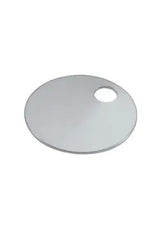 Lucky Line 25693 1-1/4" Aluminum Key Tag with 1 Hole Silver 100 Per Display Box