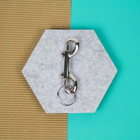 Lucky Line 44912 Double Bolt Snap with Ring 12 Per Card