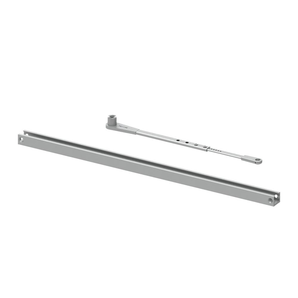LCN 9130-3077PLCM 628 Standard Arm with Track, Clear Anodized