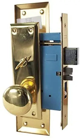 Marks USA 71A/ 3 Metro Mortise Lock, Entry, 2-3/4", SC1, Polished Brass