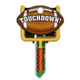 Lucky Line B121K  Football KeyShapes Blank,  Kwikset  KW1/KW10