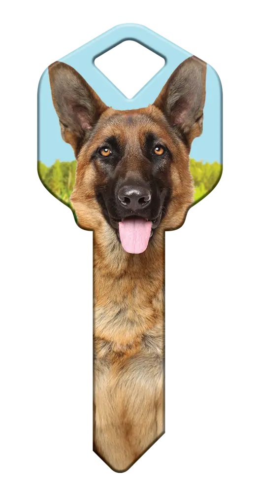 SC1-HK60 Happy Keys Schlage German Shepherd