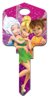 KW-D47 Disney Keys Kwikset Fairies