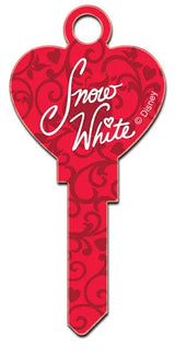 KW-D116 Disney Keys Kwikset SNOW WHITE HEART - SHAPE!