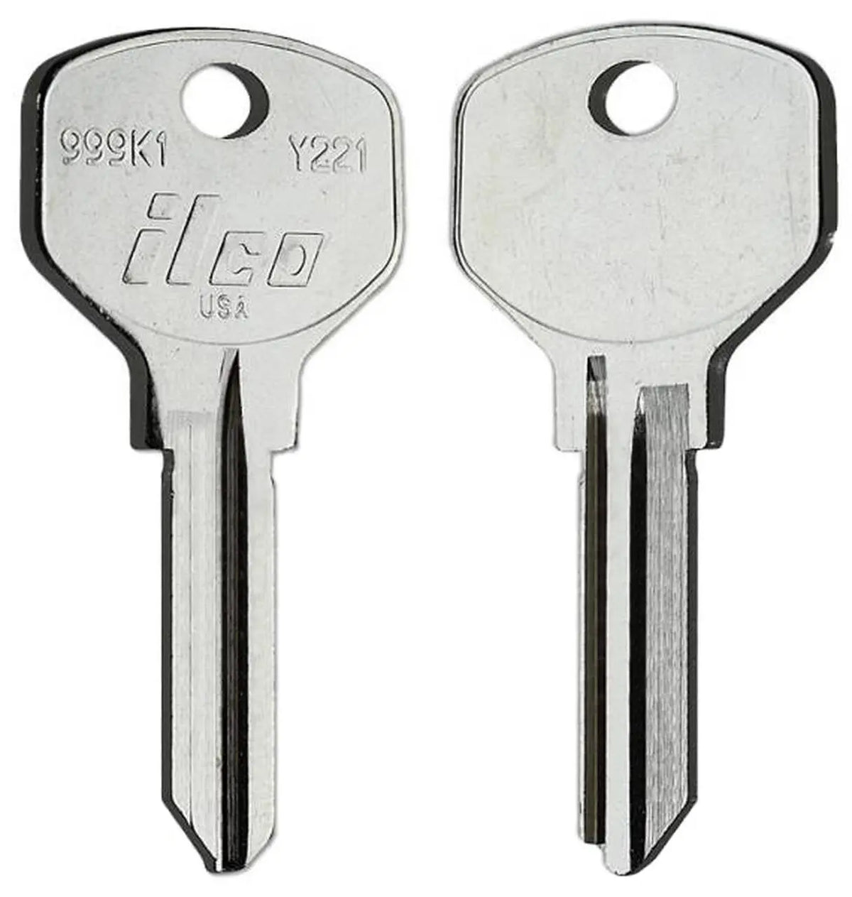 Kaba Ilco 999K1 Key Blank – Yale 5-Pin Nickel-Plated Brass (Y221)