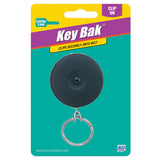 Lucky Line 43601 Key Bak Clip On Black 1 Per Card