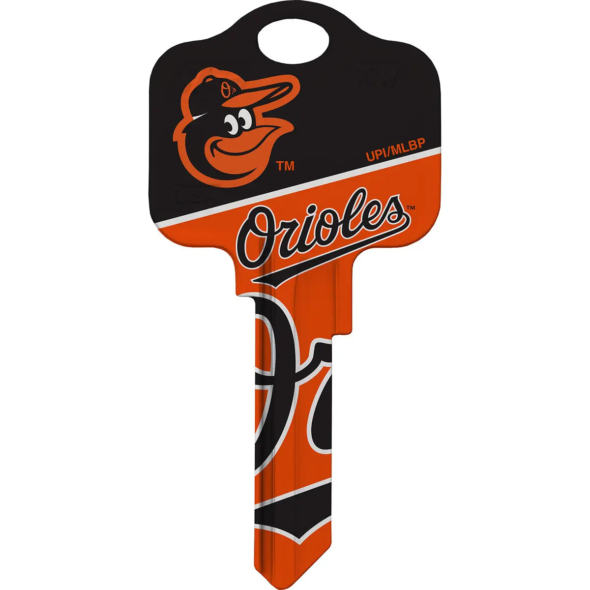 Kaba Ilco KW1-MLB-Baltimore ORIOLES Baseball House Key Blank KW Keyway