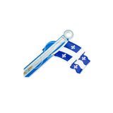 Lucky Line B129K  Quebec Flag KeyShapes Blank,  Kwikset  KW1/KW10