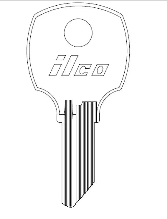 Kaba Ilco S1069G Key Blank, RO11