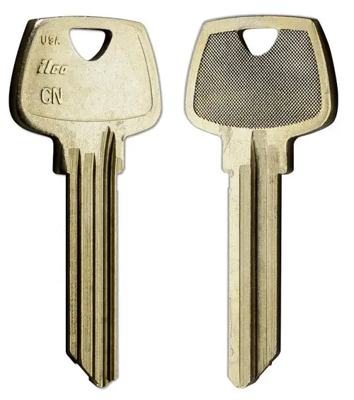 Kaba Ilco O1007CJ Sargent Key Blank – CJ Keyway, 6-Pin, Nickel Silver