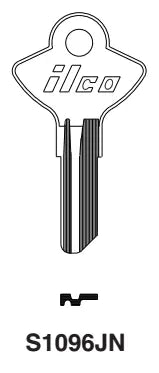 Kaba Ilco S1096JN Key Blank – Elgin Keyway, Nickel-Plated Brass