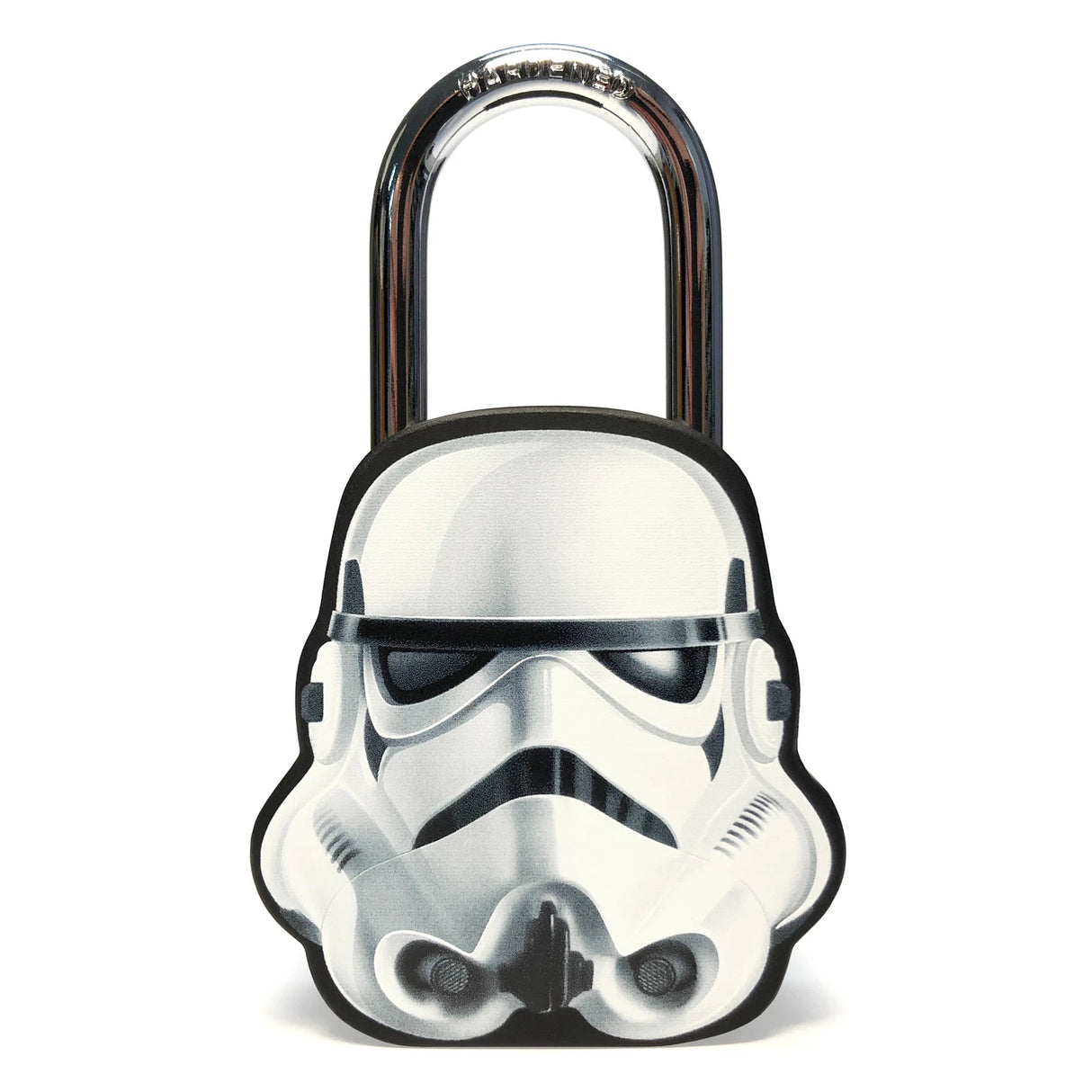 SWP2  STORMTROOPER SHAPED COMBINATION PADLOCK - RESETTABLE