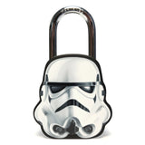 SWP2  STORMTROOPER SHAPED COMBINATION PADLOCK - RESETTABLE