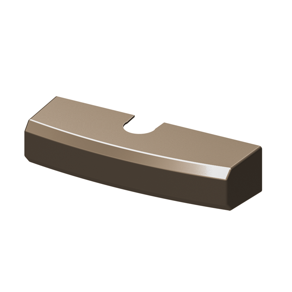 LCN 1250-72 695 1250 Series Slim Line Plastic Cover, Dark Bronze Finish
