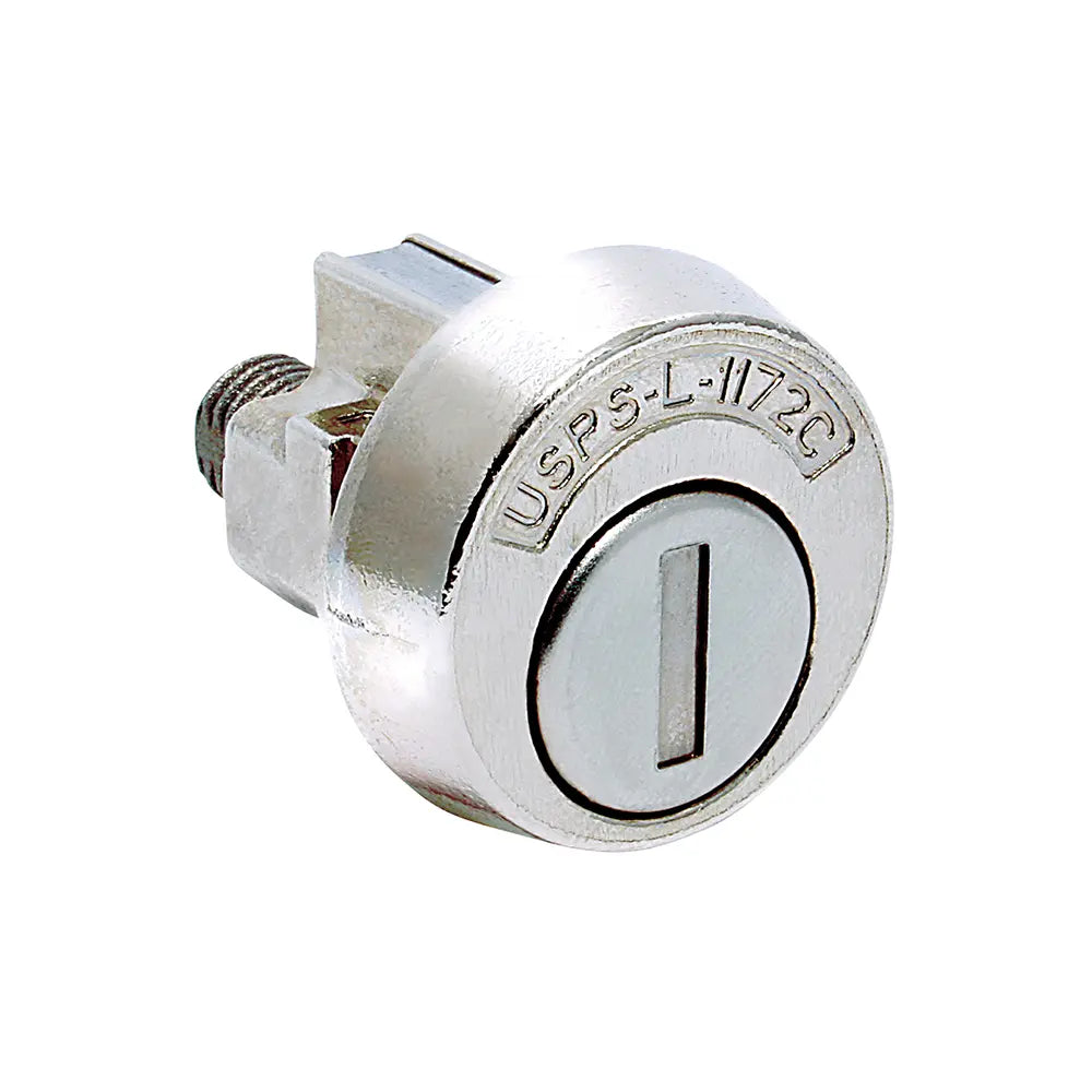 CompX National C9100 Mailbox Lock Clockwise Dust Shutter Bright Nickel ...
