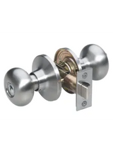 Master Lock BCO0315  BISQUIT KNOB GR3 PRIVACY, SATIN NICKEL