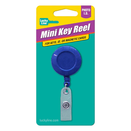 Lucky Line 43901 Mini Key Reel Clip On 1 Per Card