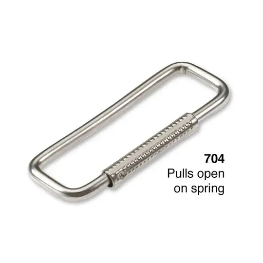 Lucky Line 70401 Spring Sleeve Key Ring 1 Per Card