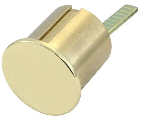 R118D-3 Rim Cylinder Dummy, Polished Brass