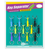 Lucky Line 70812 Key Separator Key Ring 12 Per Card